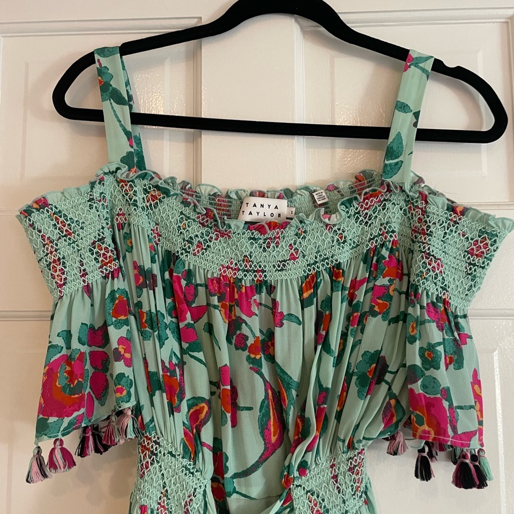 Tanya Taylor Size 2 Floral Dress - Picture 7 of 8